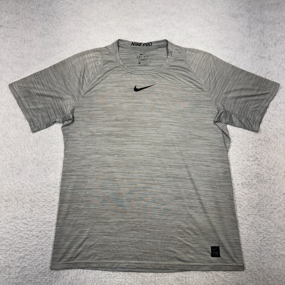 Nike Pro Combat‎ Shirt Dri Fit Gym Training Performance Athletic Men's Size XL